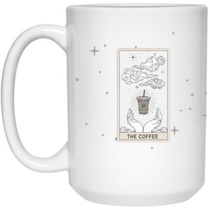 15 oz. White Mug Coffee Tarot
