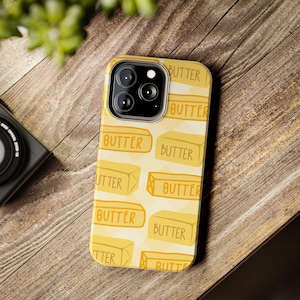 Butter Phone Case, Butter Stick Phone Case, Butter Lover Phone Case, Butter IPhone Case, Butter Gift Phone Case, Butter Samsung Phone Case
