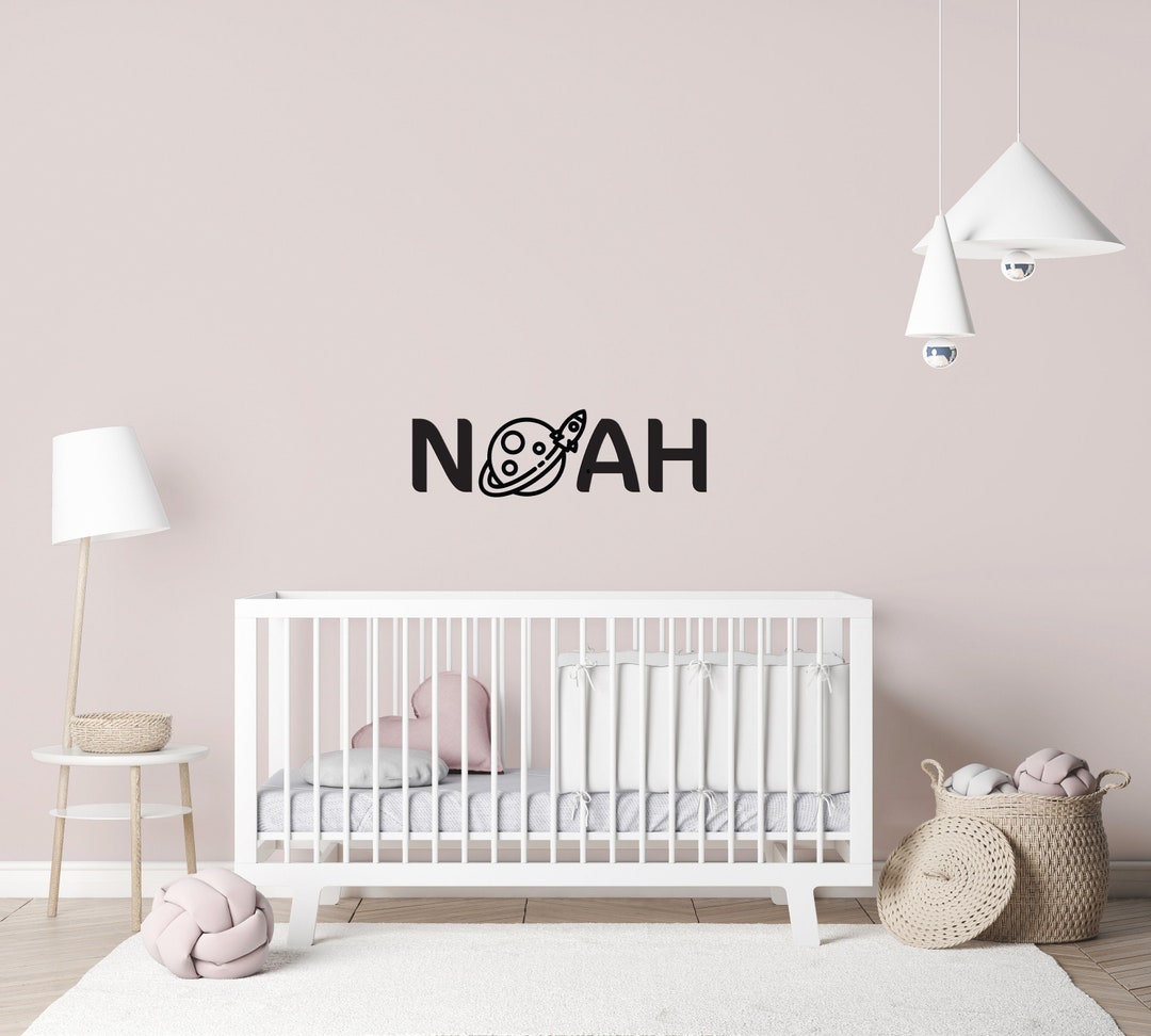 Custom Nursery Girl and Boy Name Decal for Wall Personalized Name - Etsy