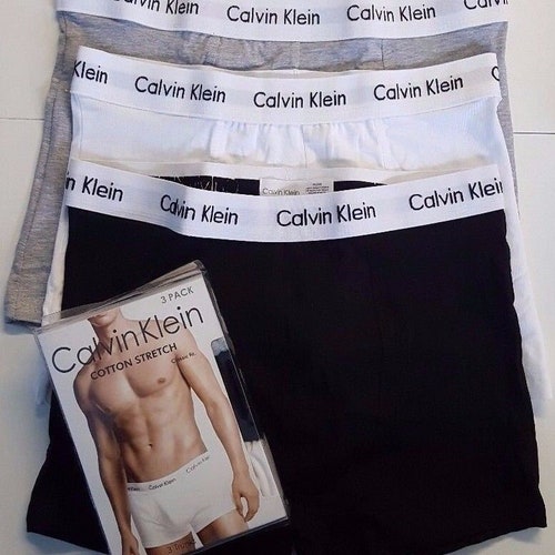 Calvin Klein Mens Boxer 3 in Pack Low Rise Underwear Etsy