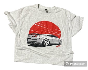 GTR tshirt , car enthusiasts, skyline GTR tee, Race car tshirt, Nissan GTR, car tee,