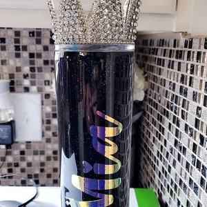 Bling Dis D Straw Topper - EXTRA LARGE – Crown & Castle Co.