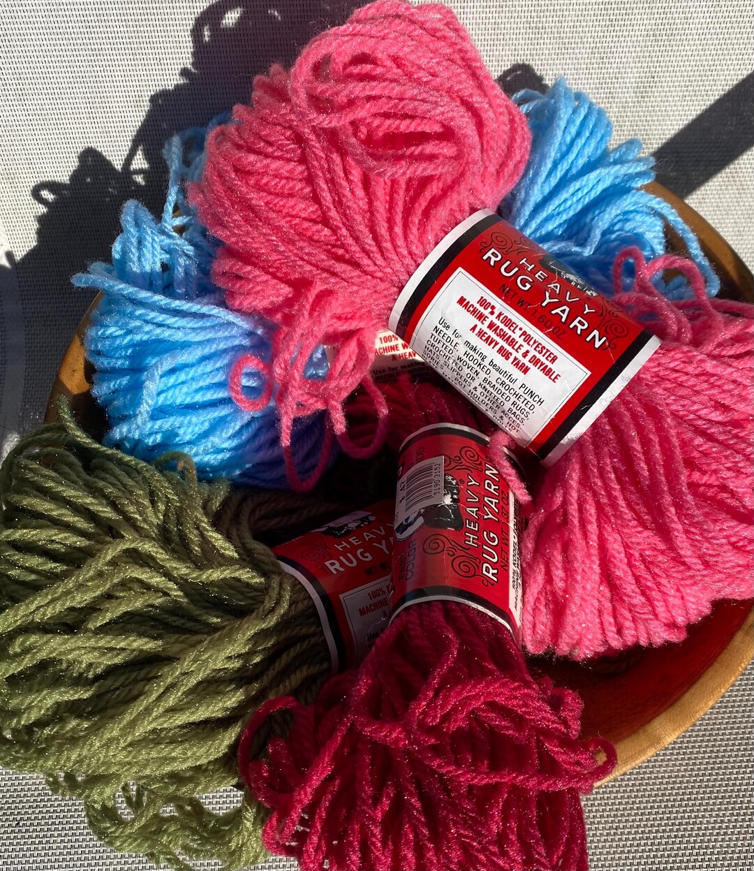 Heavy Rug Yarn Patterns Aunt Lydia’s Heavy Rug Yarn - Etsy