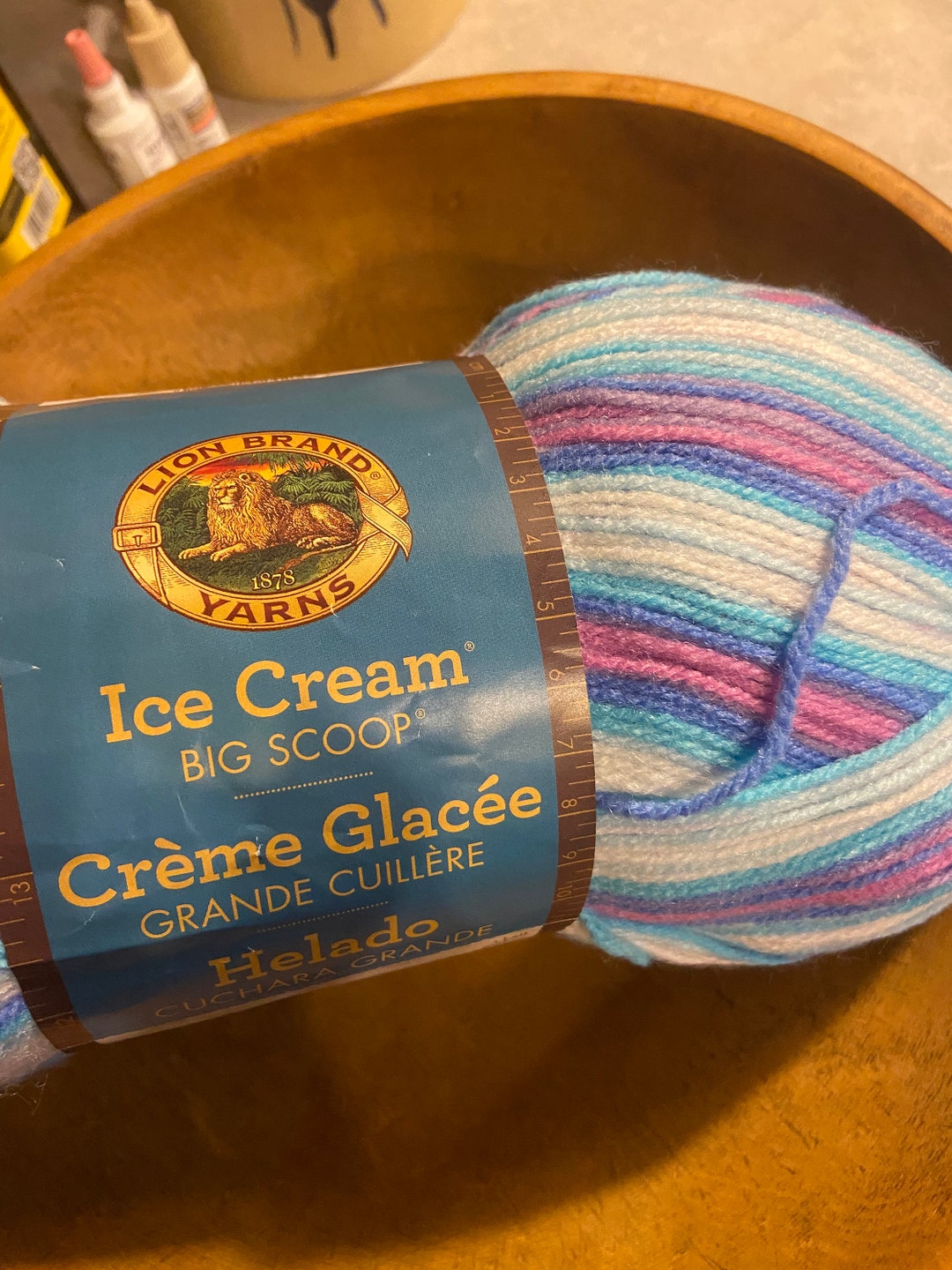 Lion Brand Ice Cream Big Scoop Etsy