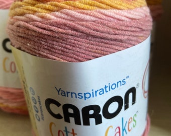 Yarnspirations Caron Cotton Cakes Yarn ALMOND 8.8 OZ