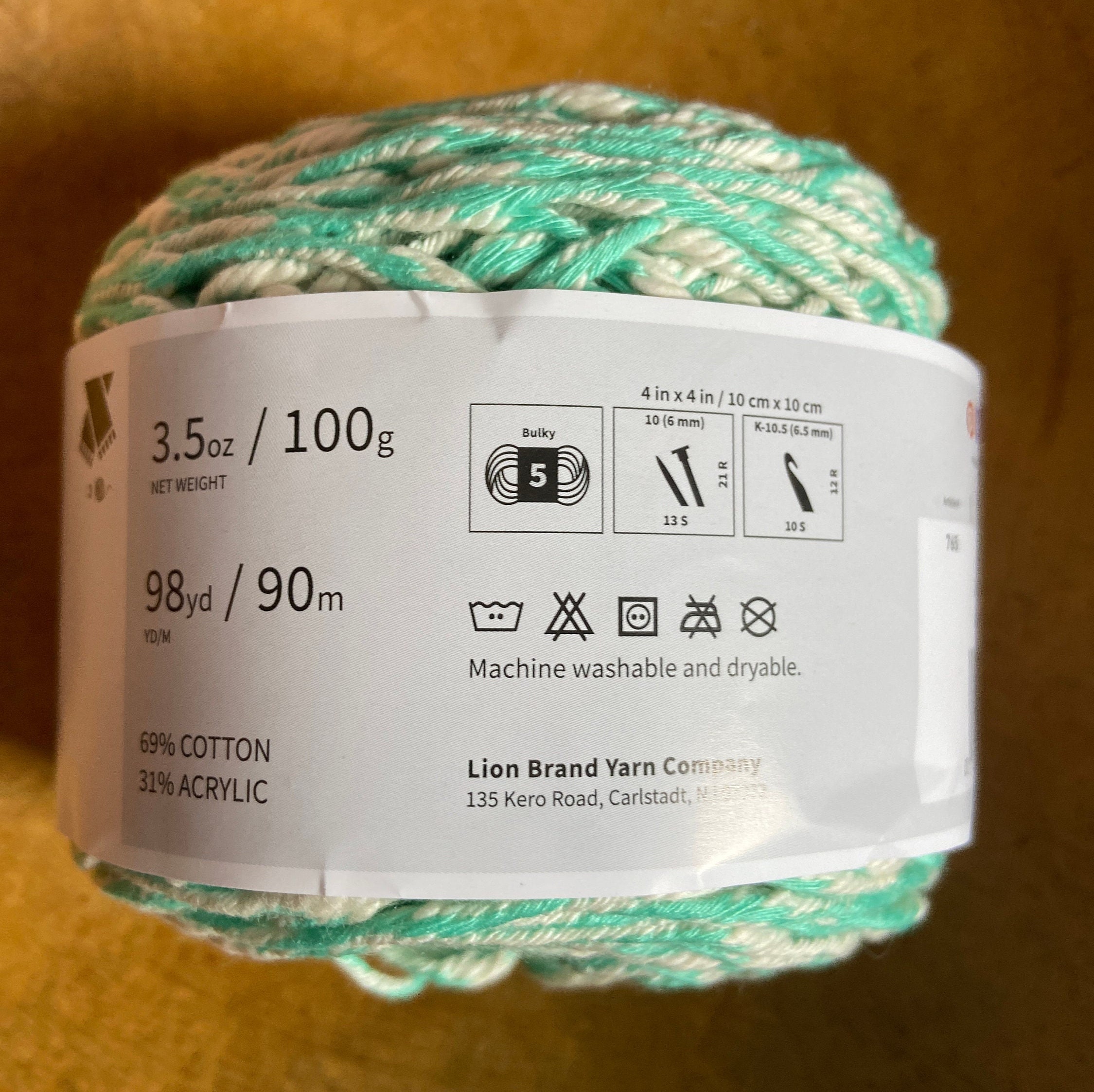 Lion Brand Twisted Cotton Blend Etsy