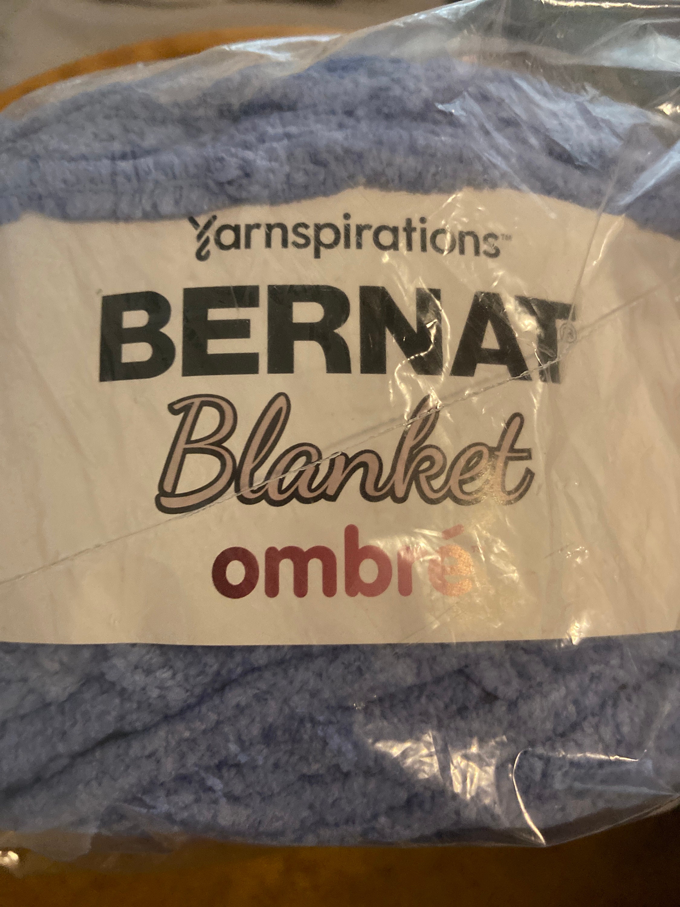 Bernat Blanket Ombre Yarn - Eggplant
