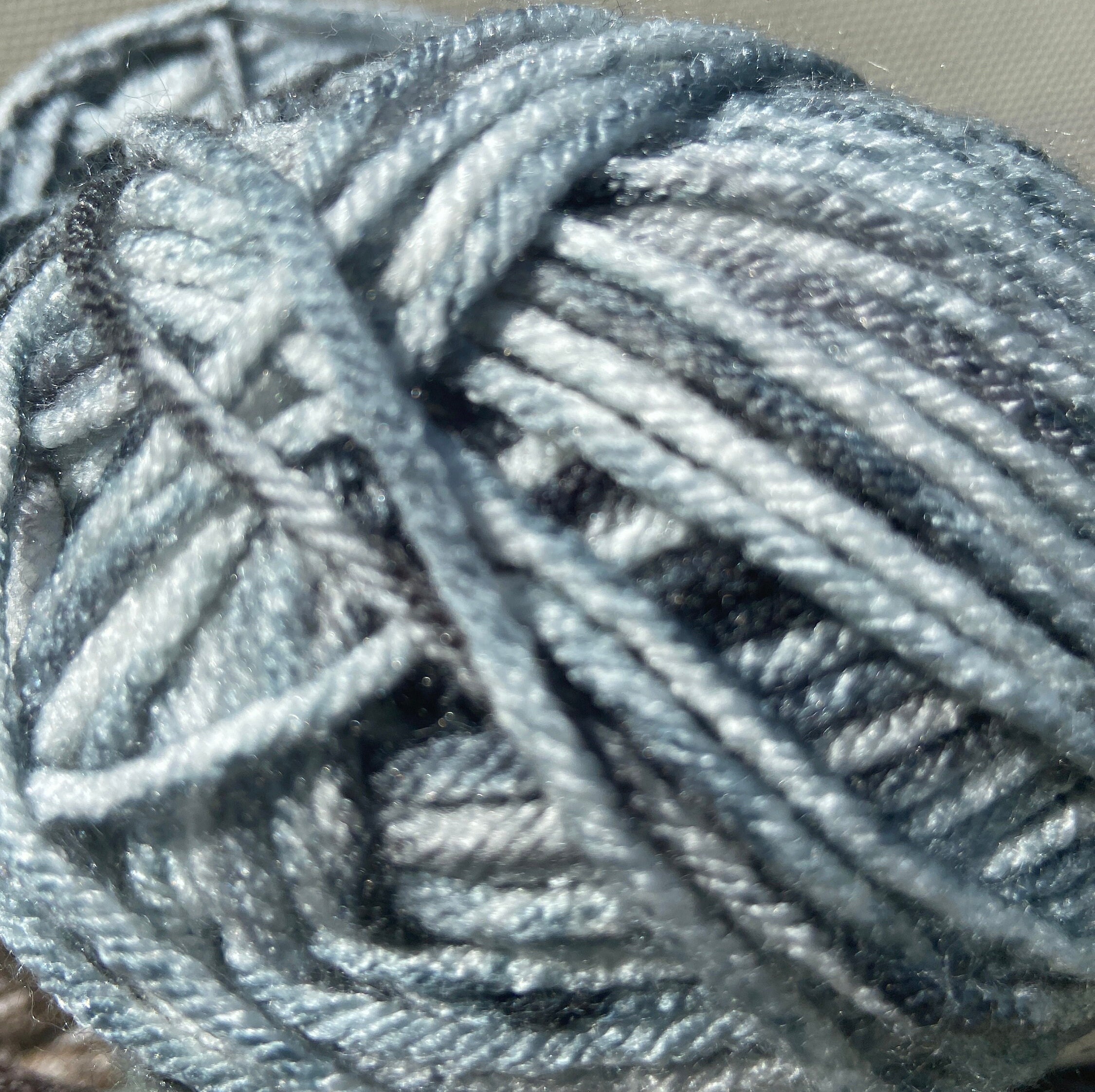 Dark Heather Gray Yarn Bee Soft & Sleek Yarn