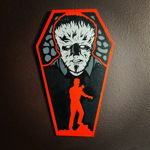 Wolfman coffin painting