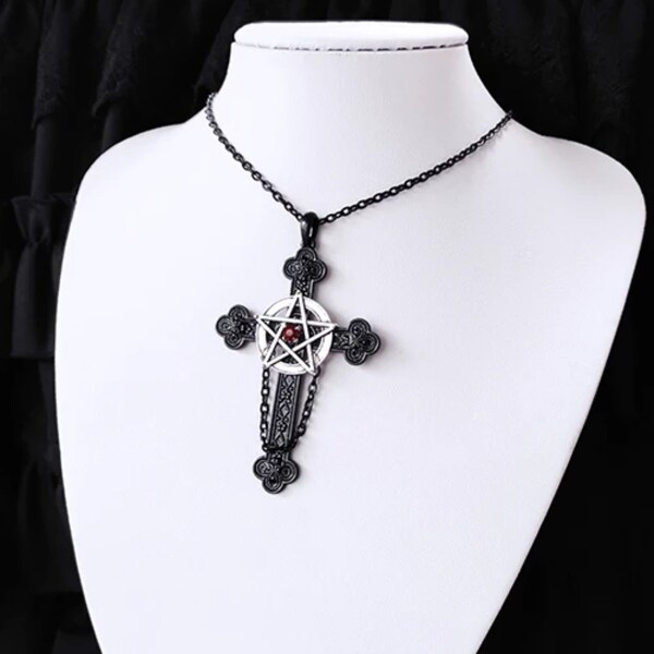 Cool Cross Necklace Etsy