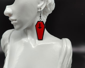 Coffin earrings (large)