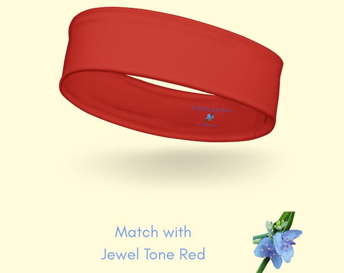 Girls Jewel Tone Red Headband | Ecofriendly Apparel