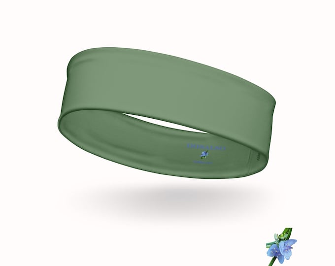 Green Earth Color Headband for Girls | Sustainable Fashion - Recycled Polyester Fabric