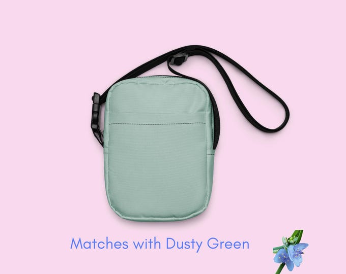 Dusty Green Utility Shoulder Bag | Stylish Crossbody for Everyday Use