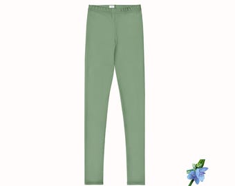 Girls Basic Leggings in Solid Dark Pink | Soft & Stylish