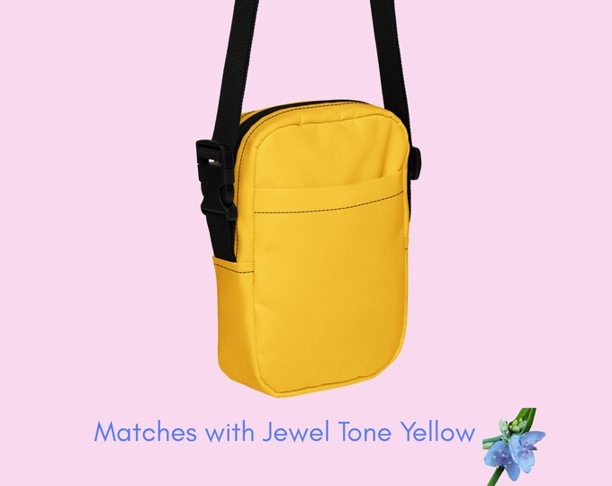 Jewel Tone Yellow Girls Crossbody Bag - Essential Fashion Basic