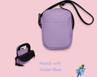 Violet-Blue Crossbody Bag | Essential Basic Fashion Accessory