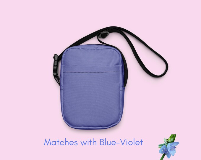Trendy Girls Utility Crossbody Bag in Blue-Violet - Perfect for On-the-Go
