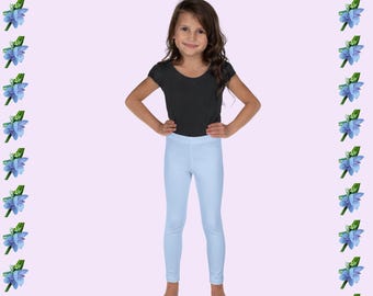 Solid Blue Toddler Leggings | Basic Kid's Leggings for Everyday Wear