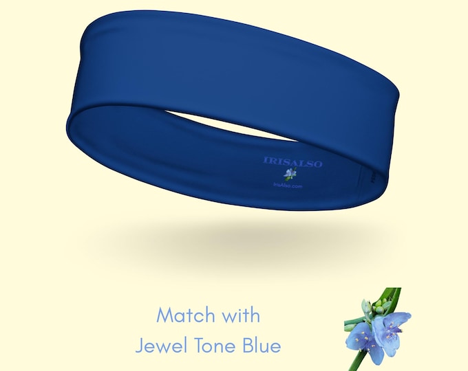 Girls Jewel Tone Blue Headband | Sustainable Fashion