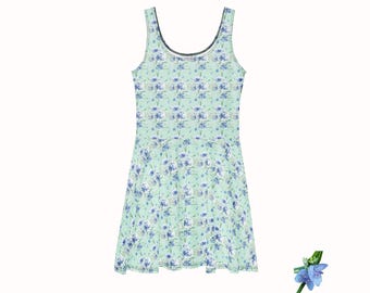 Floral Print Skater Dress for Women | Cute Casual Dress