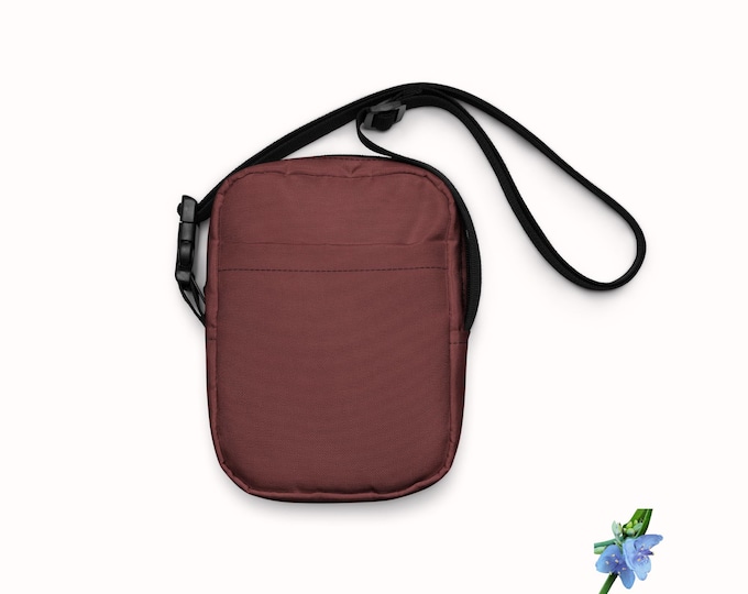Girls' Brown-Red Waterproof Crossbody Bag - Perfect for Any Adventure!