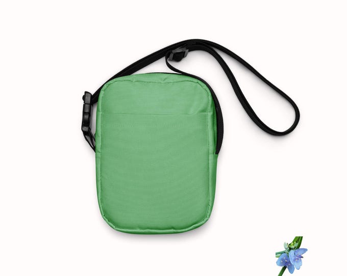 Bright Green Utility Crossbody Bag for Girls - Stylish & Functional