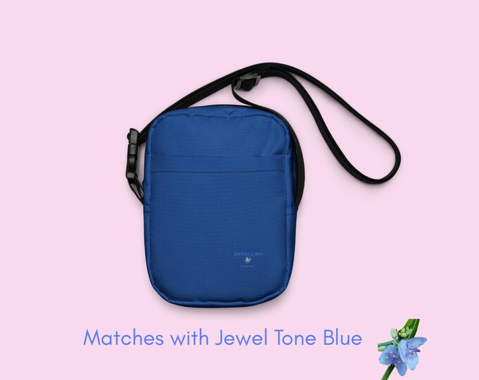 Jewel Tone Blue Crossbody Bag for Girls | Stylish Basic Design