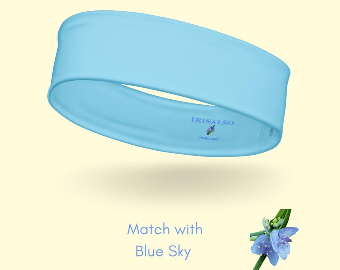 Blue Sky Headband | Sustainable Fashion Made from Recycled Fabric