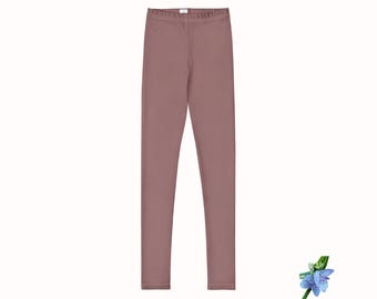 Eco-Friendly Girls Taupe Leggings | Youth Sizes 8-20 Apparel