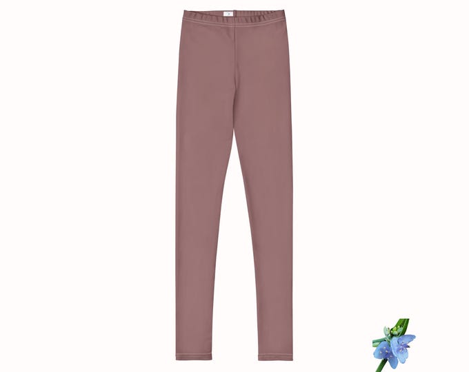Eco-Friendly Girls Taupe Leggings | Youth Sizes 8-20 Apparel