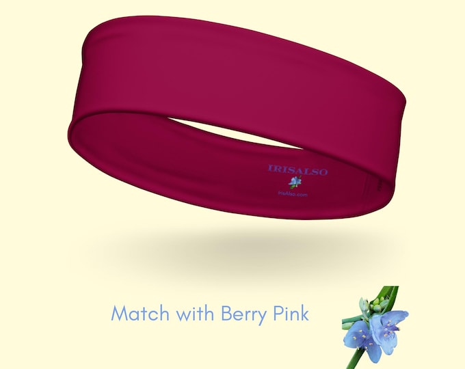 Berry Pink Headband for Girls | Eco-friendly Fashion Accessory for Everyday