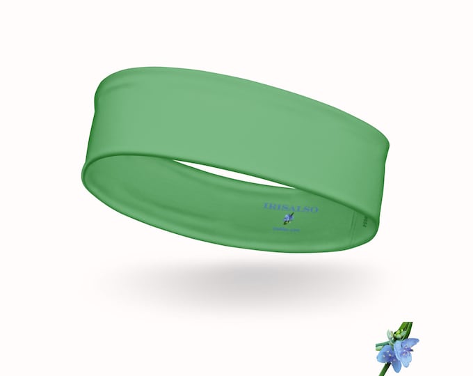 Bright Green Headband | Eco-Friendly Recycled Polyester