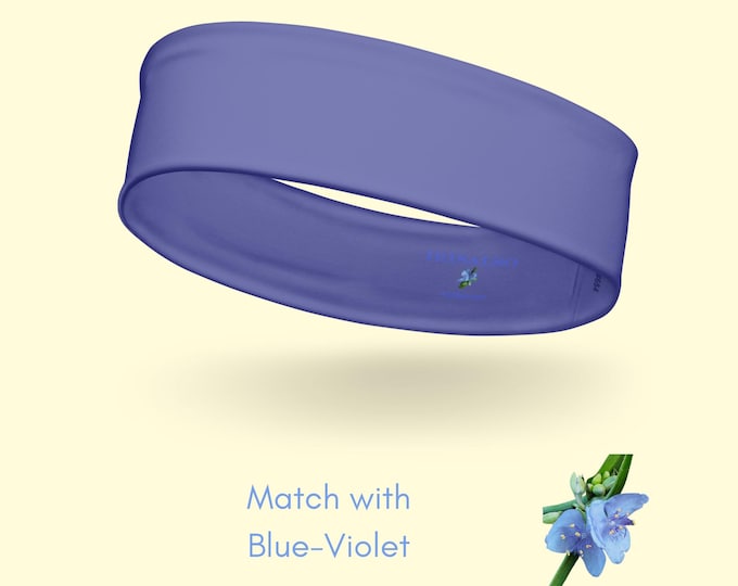 Blue-Violet Headband for Girls | Eco-friendly Basic Everyday Fashion
