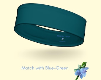 Blue-Green Headband Sustainable Fashion