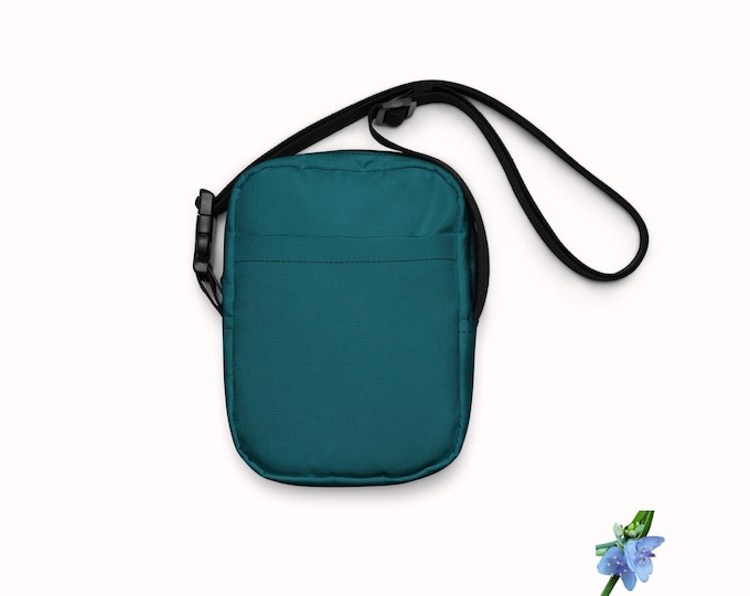 Blue-Green Crossbody Bag for Girls | Basic Style Shoulder Bag