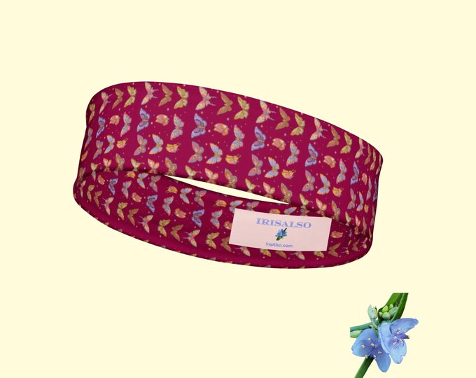 Colorful Butterfly Headband - Vibrant Floral Hair Accessory