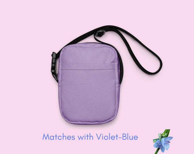 Violet-Blue Crossbody Bag | Essential Basic Fashion Accessory