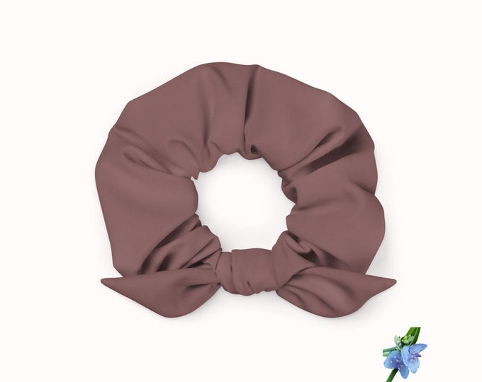 Girls' Taupe Scrunchie | Sustainable Hair Accessory for Eco-Friendly Fashion