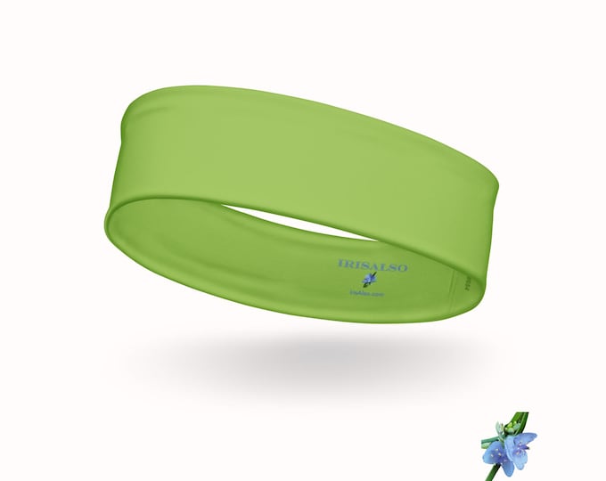 Eco-Friendly Green-Yellow Recycled Headband for Girls