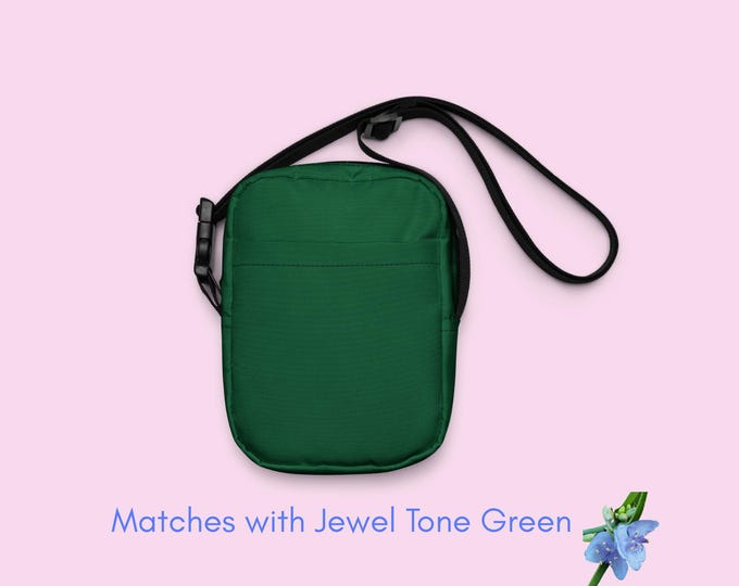 Everyday Crossbody Bag in Jewel Tone Green - Fashionable Accessory