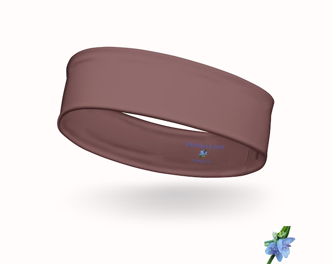 Girls Moisture Wicking Headband in Taupe | Basic Style for Everyday