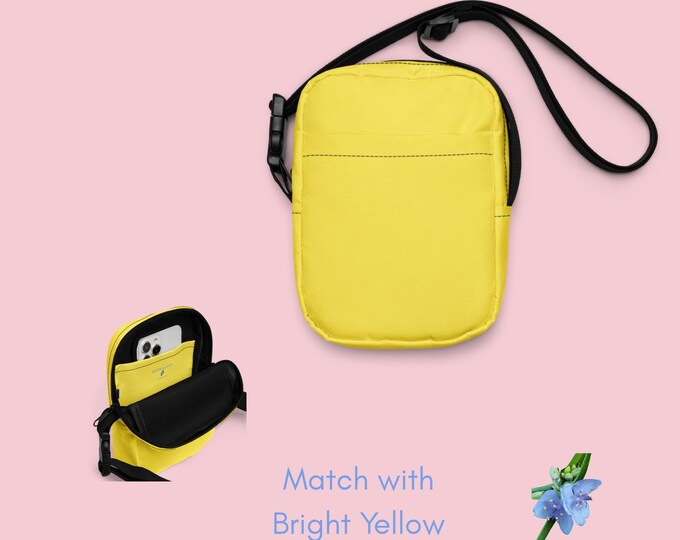 Girls' Bright Yellow Crossbody Bag - Perfect for Everyday Use