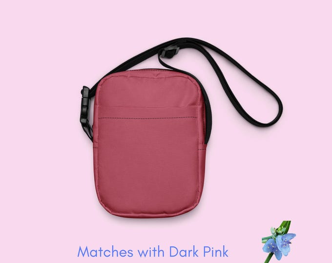 Adorable Girls Dark Pink Crossbody Bag - Perfect for Kids