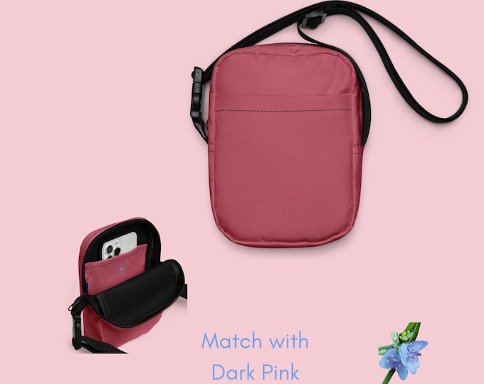Adorable Girls Dark Pink Crossbody Bag - Perfect for Kids