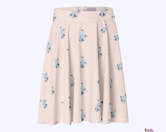 Junior & Misses Sizes: Trendy Mid-Thigh Skater Skirt for Every Occasion