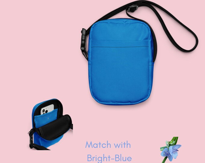 Girls' Bright Blue Crossbody Bag - Perfect for Everyday Use