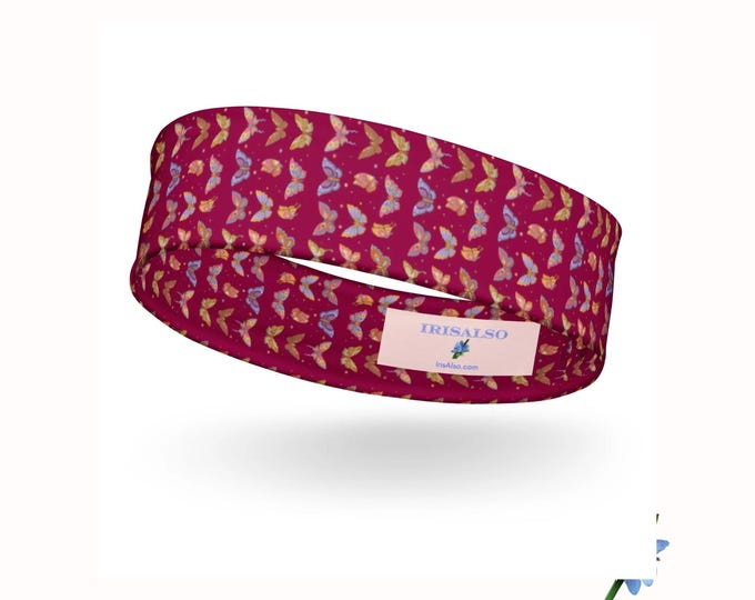 Colorful Butterfly Headband - Vibrant Floral Hair Accessory