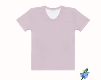 Women’s Cotton Crew Neck T-Shirt Solid Color