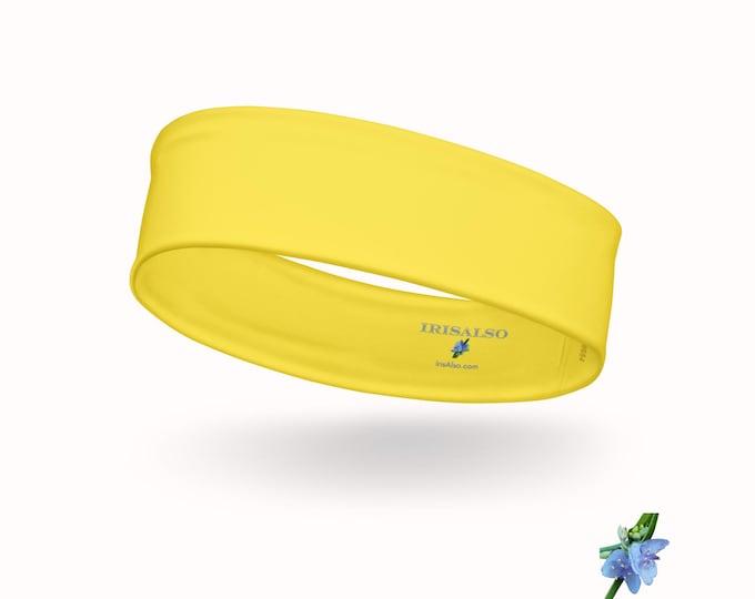 Bright Yellow Girls Headband | Ecofriendly Active Wear